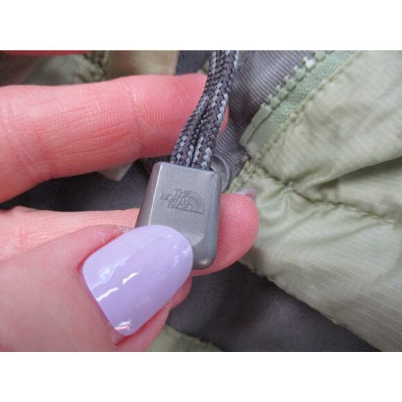 The North Face Jacket Women Large Green Stow Pocket Packable Lightweight Ripstop - Picture 8 of 16